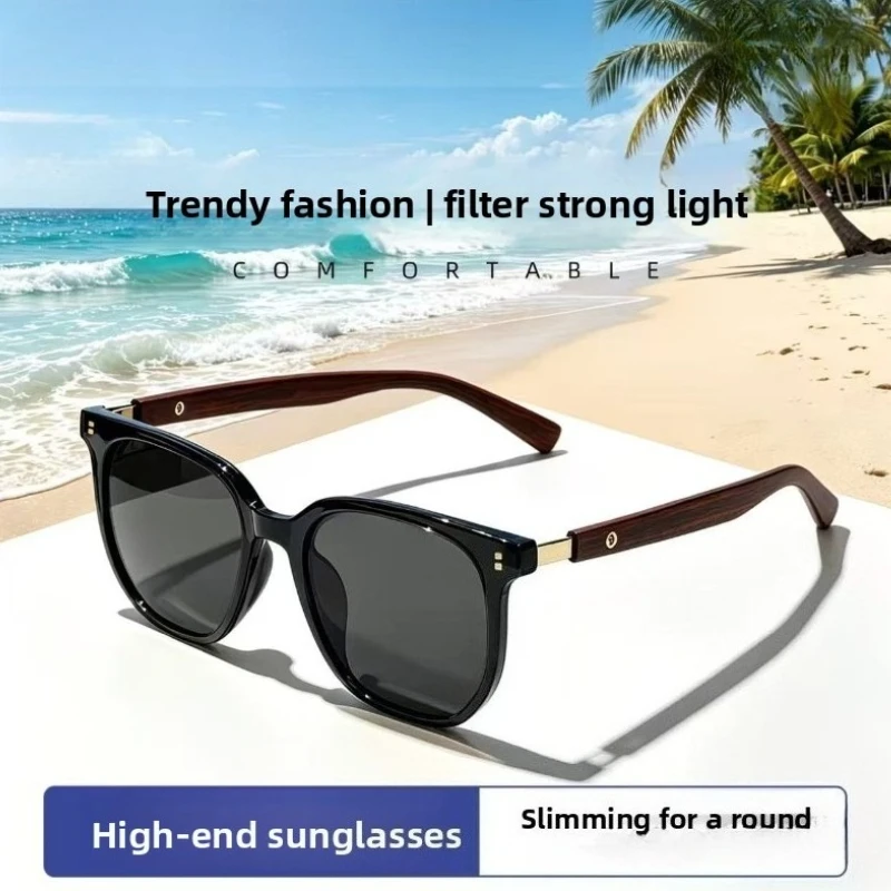 New New Trendy Retro Wood Grain Sunglasses for Women and Men Outdoor Square Frame Sun Glasses UV Protection Cycling Eyewear   ﻿ - Aliexpress Deal