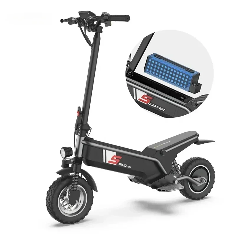 2023 Popular escooter trike outdoor sports 48V 500W electro scooter folding pxid f1 e scooter for adults with seat