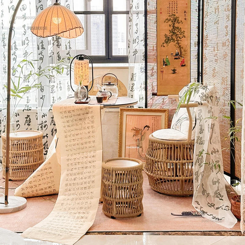 

Европейские наборы садовой мебели для дома, патио, уличный набор, креативный дизайнер, комбинация чайного столика и стула для отдыха