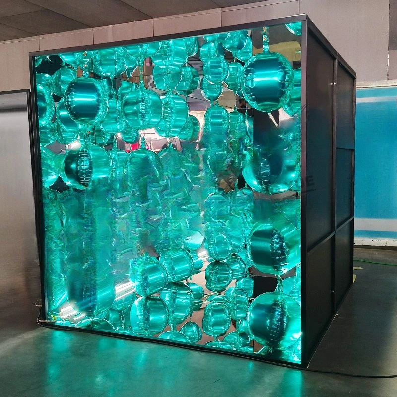 Custom Infinite Mirror Photo Booth Silver Magazine Photo Booth Stainless Steel Mirror Photo Booth