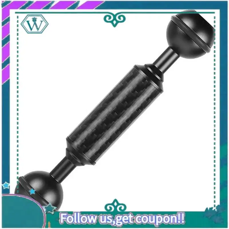 ترقية المزدوج يده استقرار الغوص كاميرا تحت الماء العلب صينية/قبضة مع ألياف الكربون تعويم تمديد الذراع #2