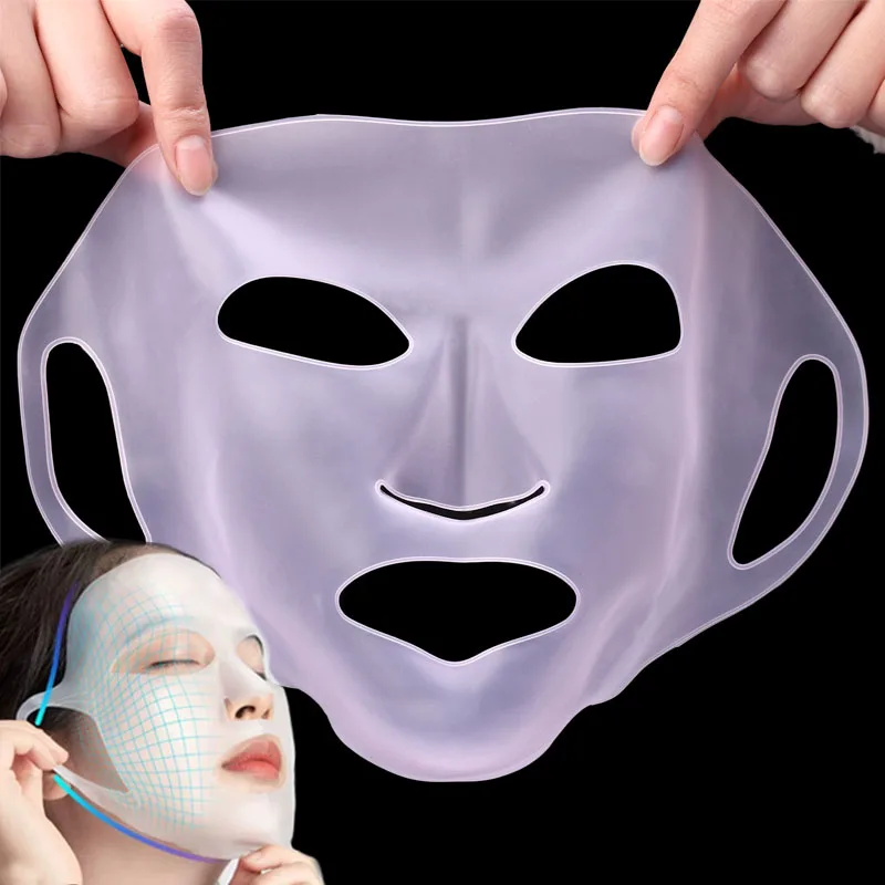 3D Silicone Ear Hanging Mask Cover Reusable Moisturizing Face Skin Care Firming Facial Shaping Fixed Masks Firming Beauty Tools