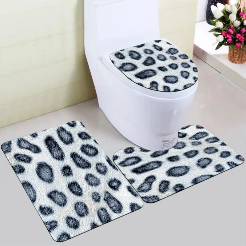 

Набор из 3 предметов: коврик для пола из диатомовой грязи, влагопоглощающий быстросохнущий противоскользящий коврик для ванной комнаты, набор для туалета, ковер.