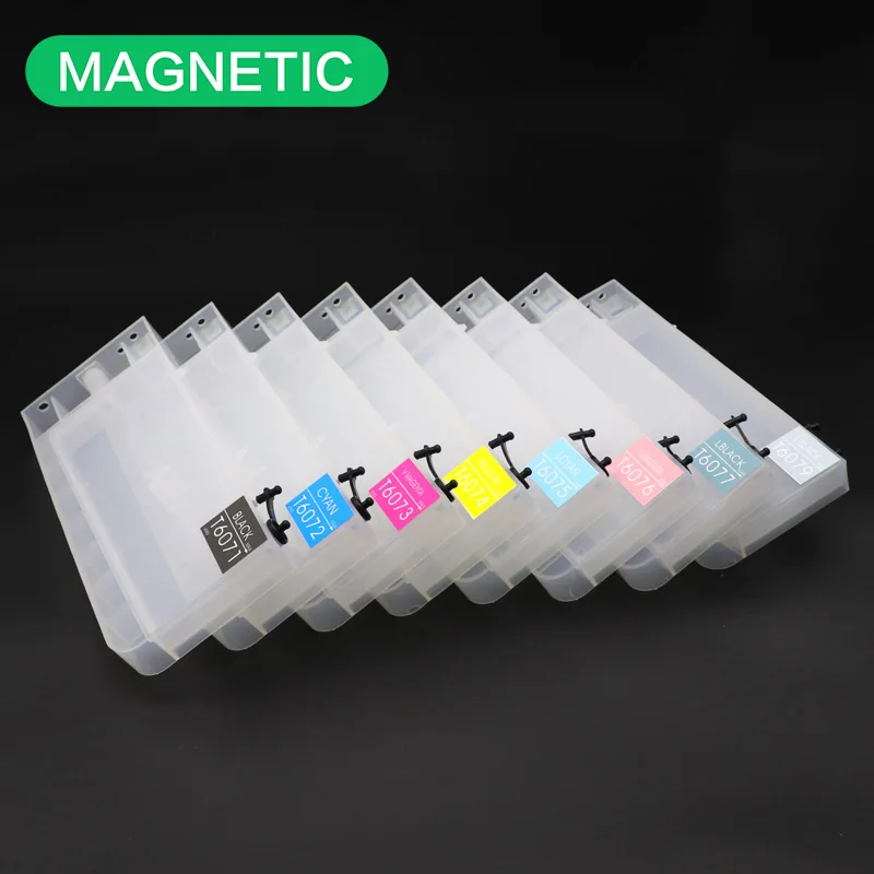 New Magnetic 8color Compatible Refillable Cartridges For Epson 4880 wide format printer For Epson 4880C 4880 4800