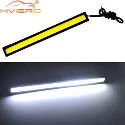 1x 17cm drl luz do dia carro cob condução nevoeiro lâmpada tronco luzes diurnas auto à prova dwaterproof água turn signal led luz da placa de licença 35-5USD COMPRA5 99-12USD COMPRA12 249-30USD COMPRA30