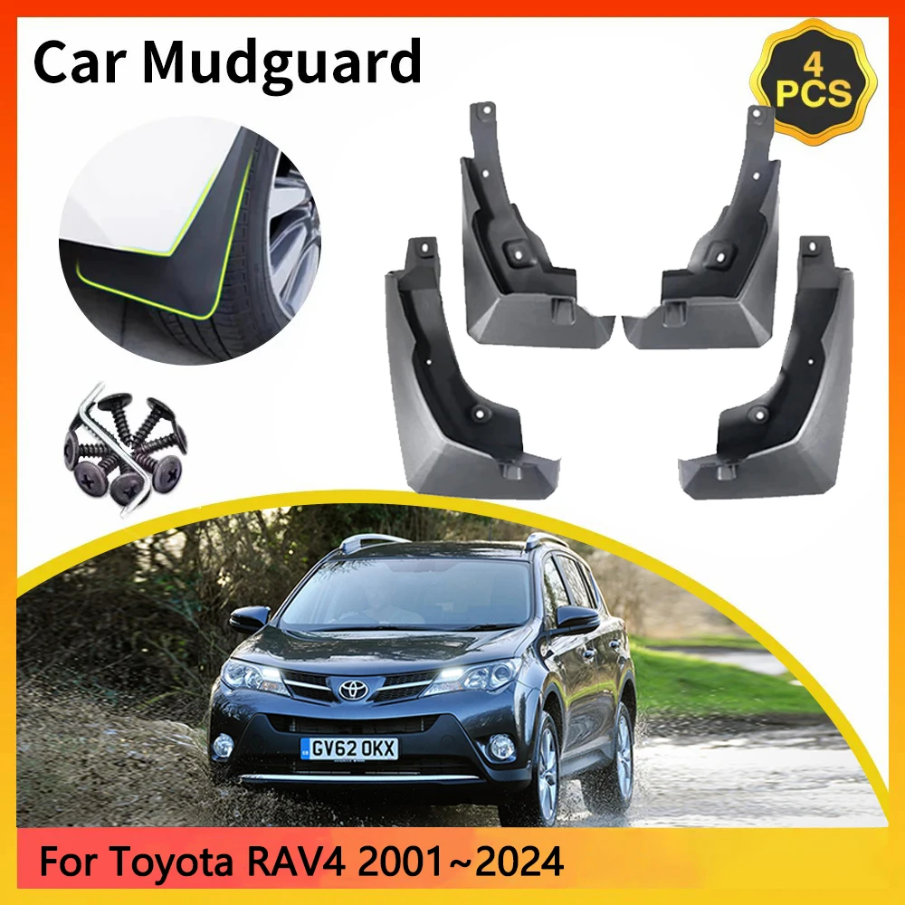 

Брызговики для Toyota RAV4 RAV 4 XA20 20 XA30 30 XA40 40 XA50 50 2001 ~ 2024