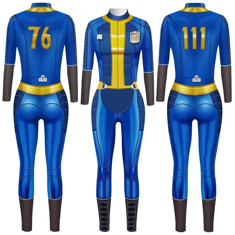 Fall Cos Out Cosplay Kostuum 4 Uniform De Griezelblauwe Lucy Kluis 33 No.76 No.111 Cosplay Jumpsuit Outfit Vrouw Kids