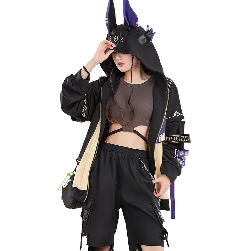 

IN STOCK【Genuine】Cyno Tighnari Cosplay Game Genshin Impact Costume DokiDoki-SR Doujin Hoodie Casual Wear Sumeru Halloweenc;8,k'5