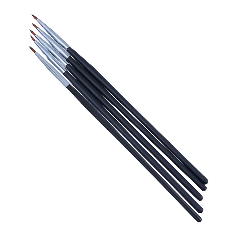 

5Pcs Eyeliner Brush Lipstick Applicator Compact Size Lightweight Portable Durable Easy to Use for Beginners