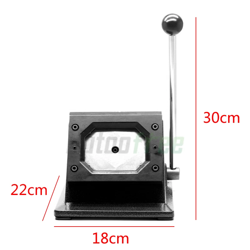 80*53mm polygonale Schneid klinge für Abzeichen Papiers chneide maschine Karten presse tatsächliche Papiers chneid durchmesser 95*70mm