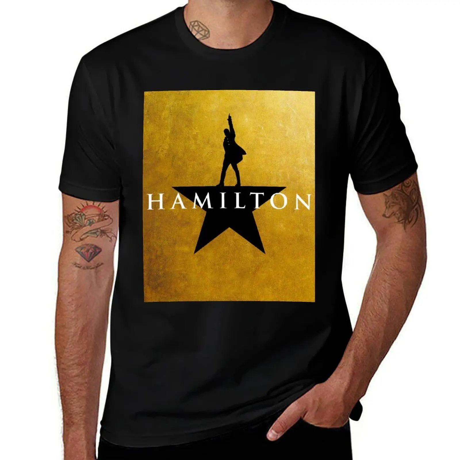 

Hamilton Musical T-Shirt summer shirt sports fans funny costumes men t shirts high quality
