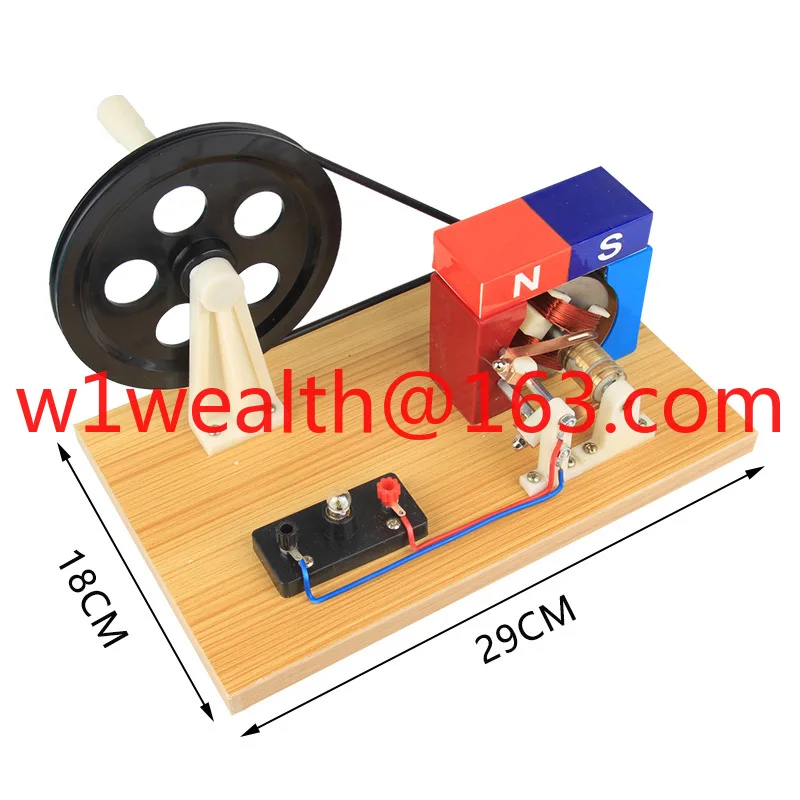 -082 AC and DC hand generator for physical experiment handle AC/DC generator demonstration