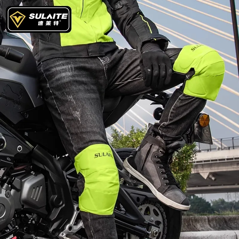 

Best Selling Windproof Motorcycle Knee Guards Men Women Breathable MTB Protective Gear Anti-Slip All-Season Riding Equipment