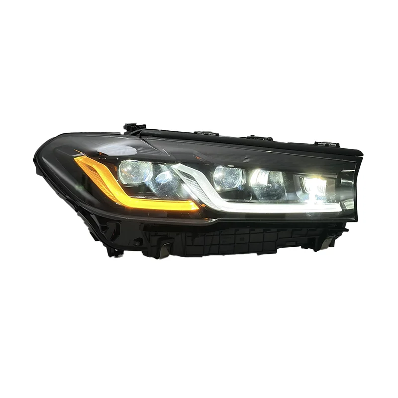 6000K LED Headlight for 5 Series G30/G38 M5/F90 2018-2023 Dual Color DRL Laser Look Plug & Play Retrofit