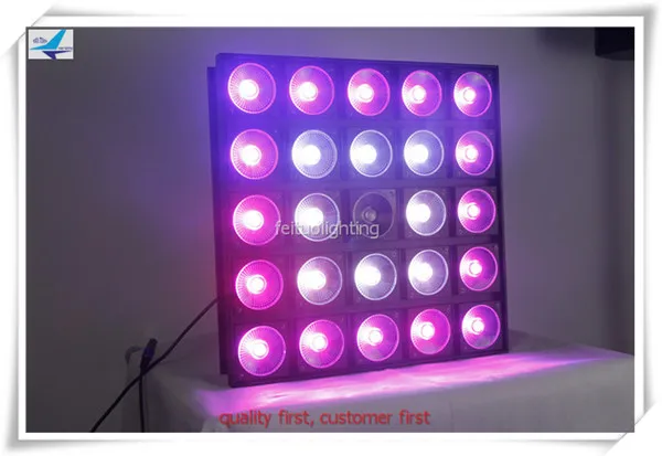 Dot Control 25x30W RGB 3 in 1 Led Blinder Matrix Lamp DMX512 Stage Lighting for DJ Disco Party Bar Wedding Decorations