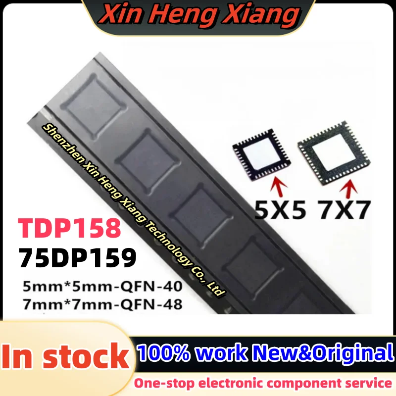 

(2-10pcs)TDP158RSBR TDP158 SN75DP159RSBR SN75DP159RGZT SN75DP159 75DP159 5mm*5mm 7mm*7mm QFN-40 QFN-48 Chipset