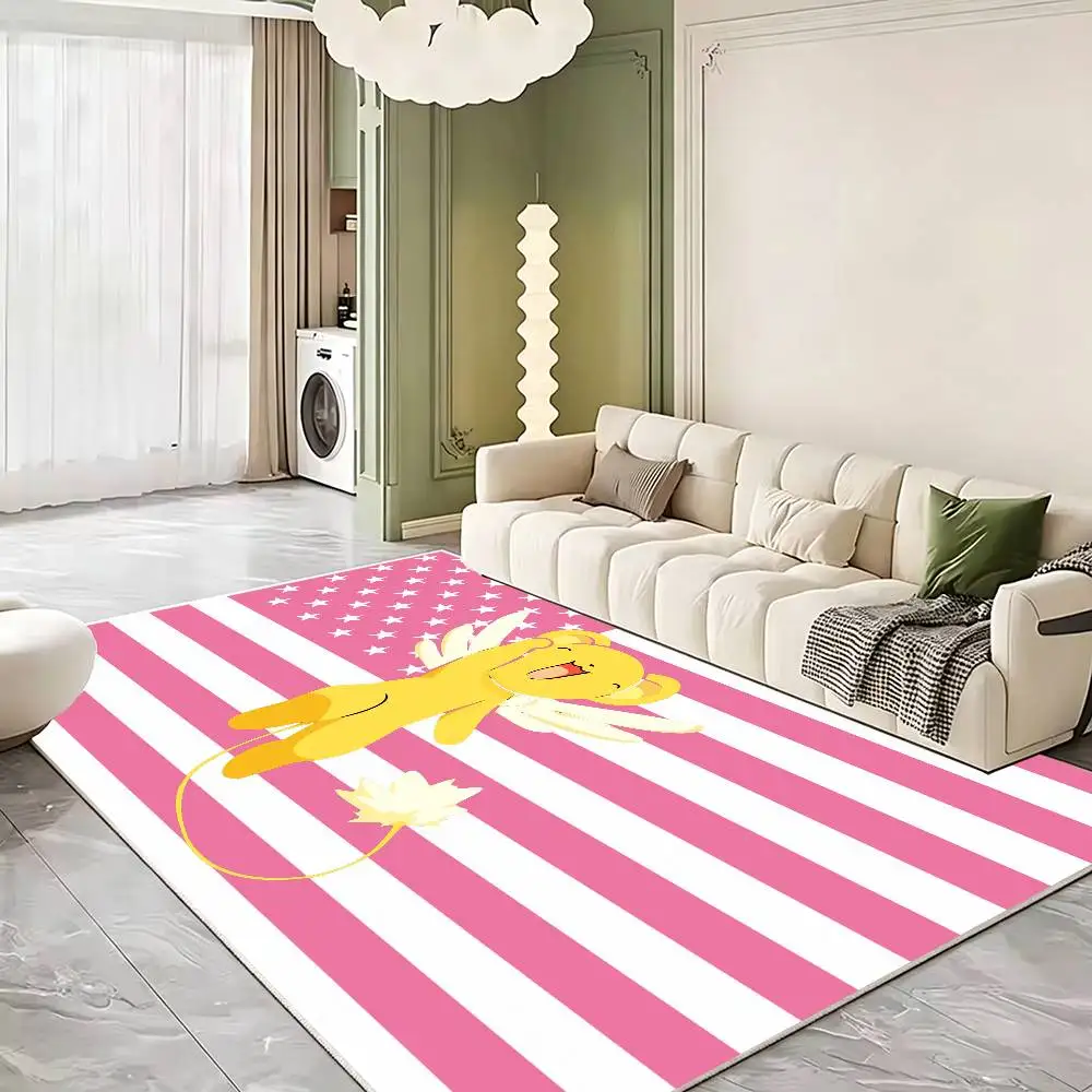S-Sakura Kinomoto Floor Mat Rugs Soft Bedroom Floor Anti-skid Household Carpets 4