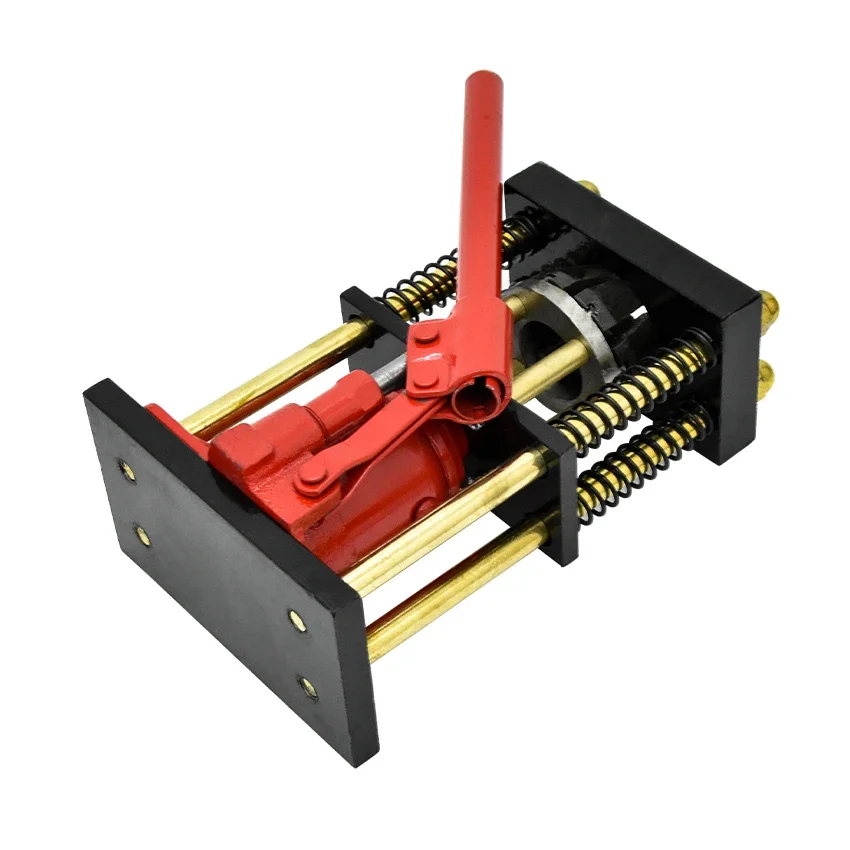 D-type 8-tooth Hand Plastic Hose Crimper Hose Crimping Tool Benchtop Hydraulic Clamp High Pressure Tube Crimping Machine 12~20mm