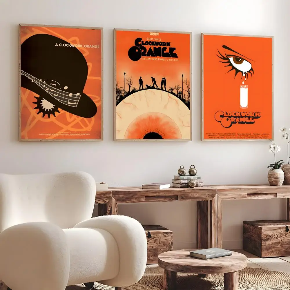 Movie A Clockwork Orange Poster Print Wall Art Pictures Canvas Painting Living Room Bedroom Home Decor