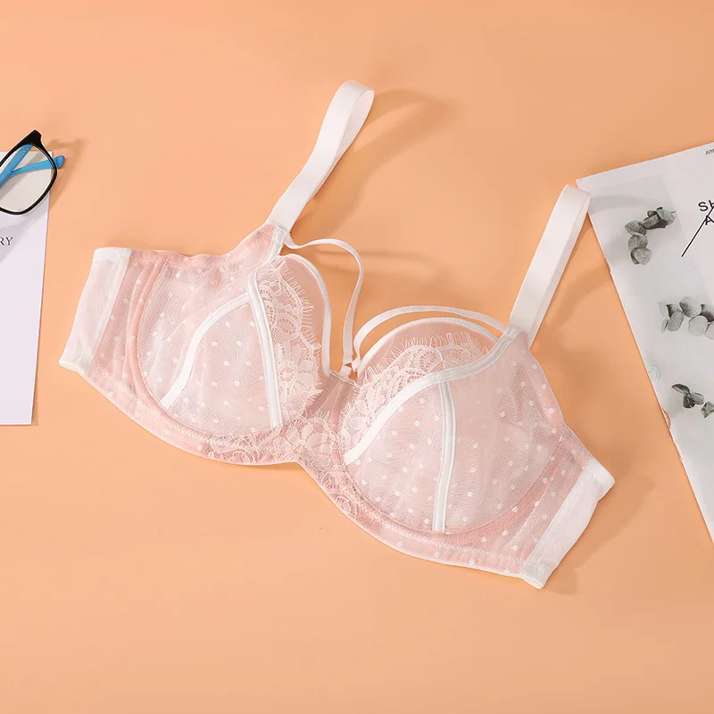 Lace Bra C D E F G H I Stick On Bra Plus Size Lingerie For Women Bra Brasier Mujer Brassiere Femme Woman Clothes 75 80 85 90 95