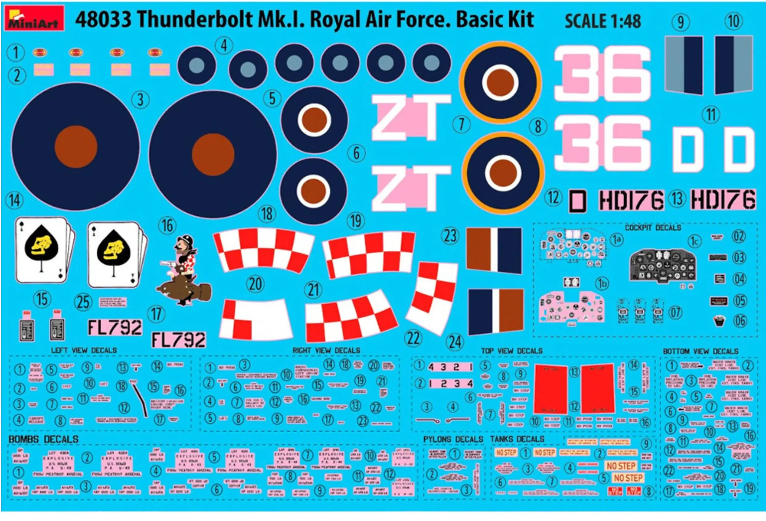MiniArt 48033 1/48 RAF Thunder - Model Kit Hobby avaliação e preço