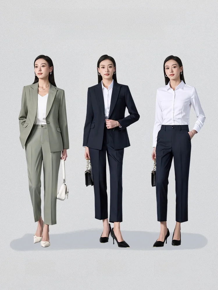 Bla Suit Jaet Dames 2024 Lente Herfst Nieuwe Professionele Formele High-End Woon-werkverkeer Interview Pak Set Ele Quali