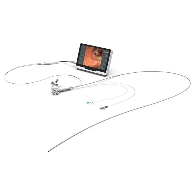 Disposable Flexible Intubation Surgicals Endoscopys System Video endoscopes Urologys Choledochoscopes