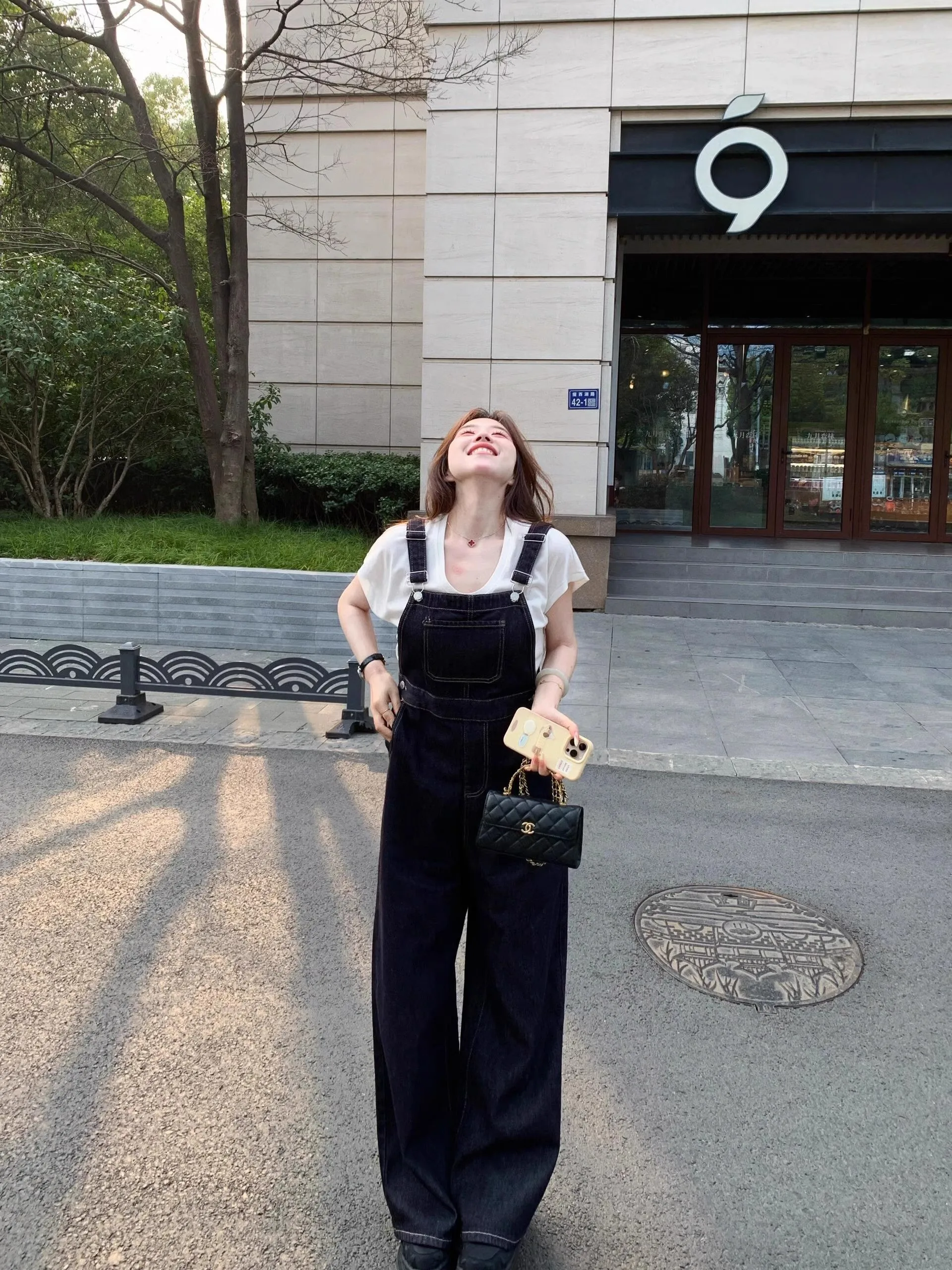 

Женские джинсовые комбинезоны, повседневные, с широкими штанинами, с высокой талией, прямой крой Agel, летняя мода, универсальный комбинезон в стиле ретро в американском стиле...