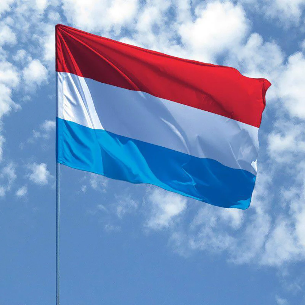 60X90CM 90X150CM Luxembourg FLAG Polyester Luxembourg National Flag for Decor