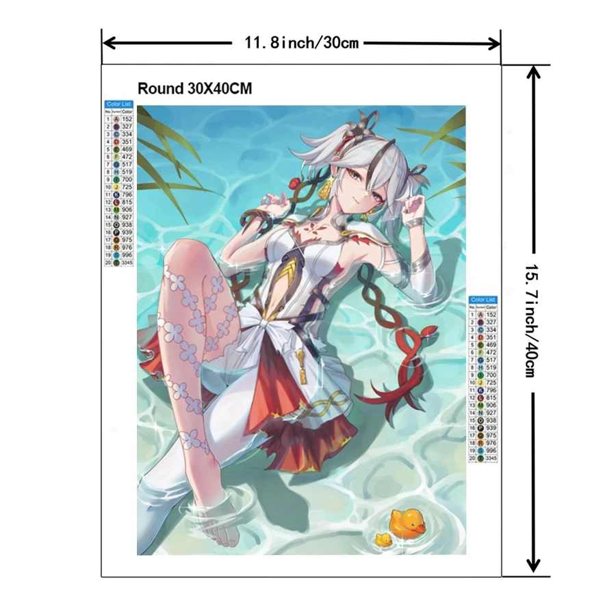 Wuthering Waves Cute Verina Yangyang Sanhua Diamond Painting Art Anime Game Yinlin Baizhi Photo Mosaic Cross Stitch Room Decor