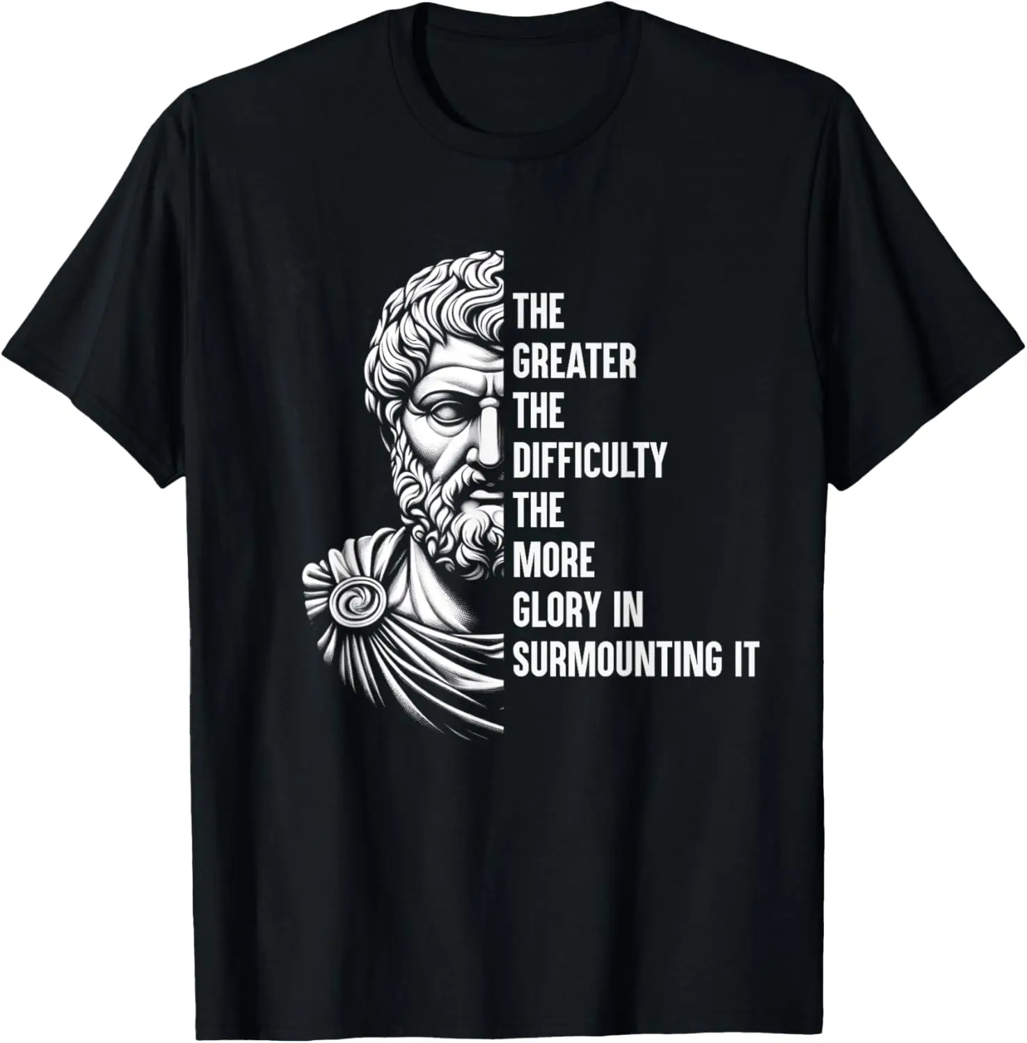 Epictetus Shirt Motivational Quote Greek Stoic Philosopher T-Shirt