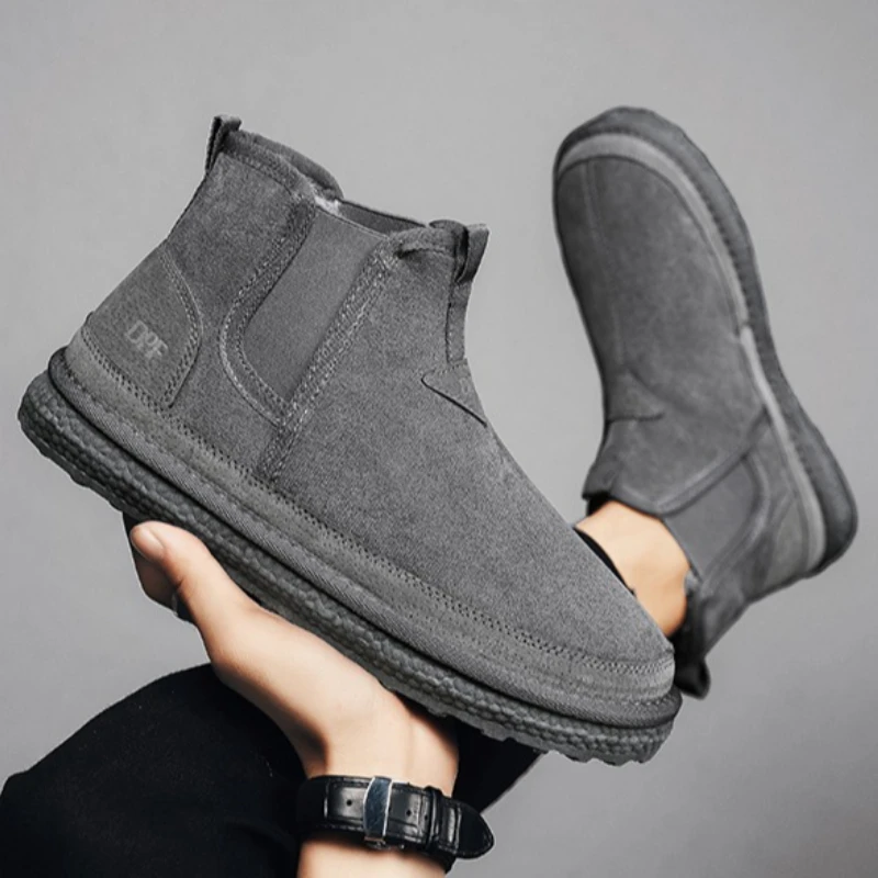 

Winter Solid Multi-color Options Available High-quality Snow Boots with Added Fleece Warmth Round Toe Anti-slip Surface