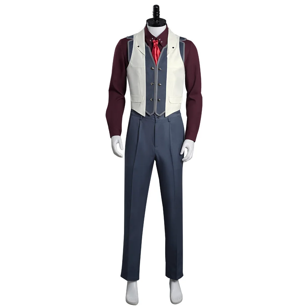 

League of Legends Battle of Two Cities Jhin Cosplay Costume Anime Game Cosplay Outfit Comic Exhibition Stage Performance Costume