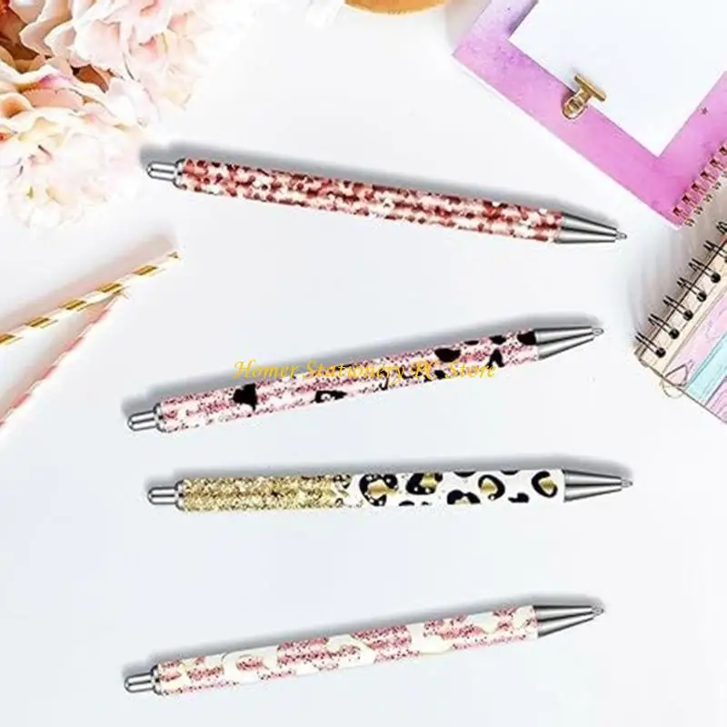 

Y5LA 15PCS Metal Retractable Ballpoint Pen with Thank You Cards, for DIY Writing Pen