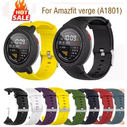 Silicone Strap For Amazfit 3 Smart Watch Sport Watch Band Amazfit Verge A1801 Breathable Replacement Accessories