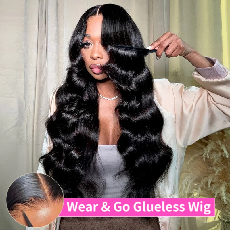 Body Wave Glueless Wigs Human Hair For Women 4x4 Transparent Lace Closure Wig 5x5 Ready To Wear Human Hair Wigs 32 34 inch