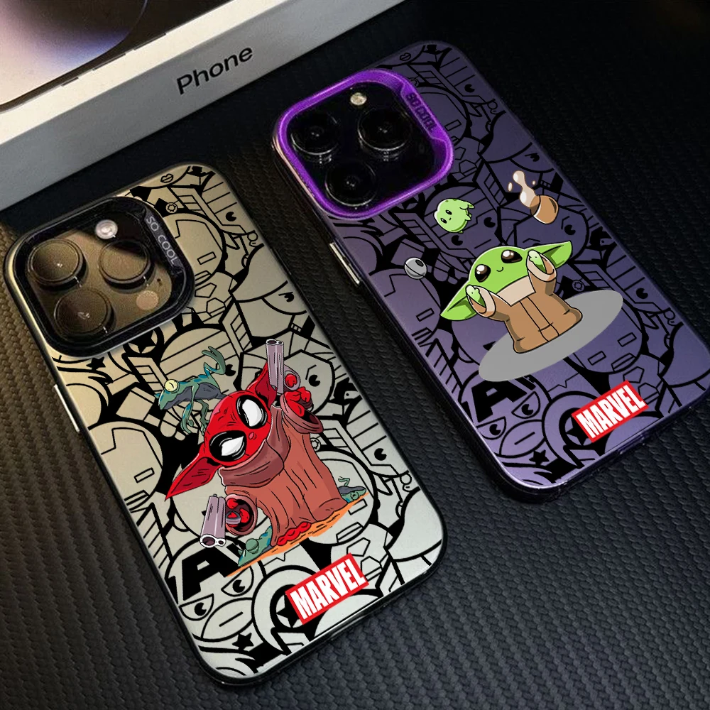 Cute S-Stars Wars Grogus Phone Case for Samsung Galaxy A57 A56 A55 A54 A53 A52 A26 A17 A16 A12 A07 A06 4G 5G Silver Hard Cover