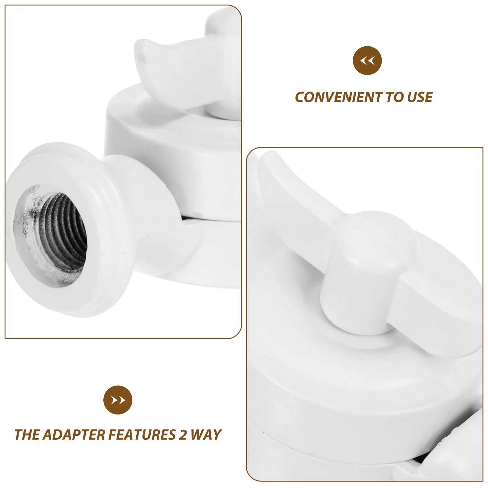 

1pcs Wall Sconce Arm Adapter 2-Way Light Converter Zinc Alloy Ceiling Lamp Holder Adjustable Chandelier Adapter Sconce Ball Head