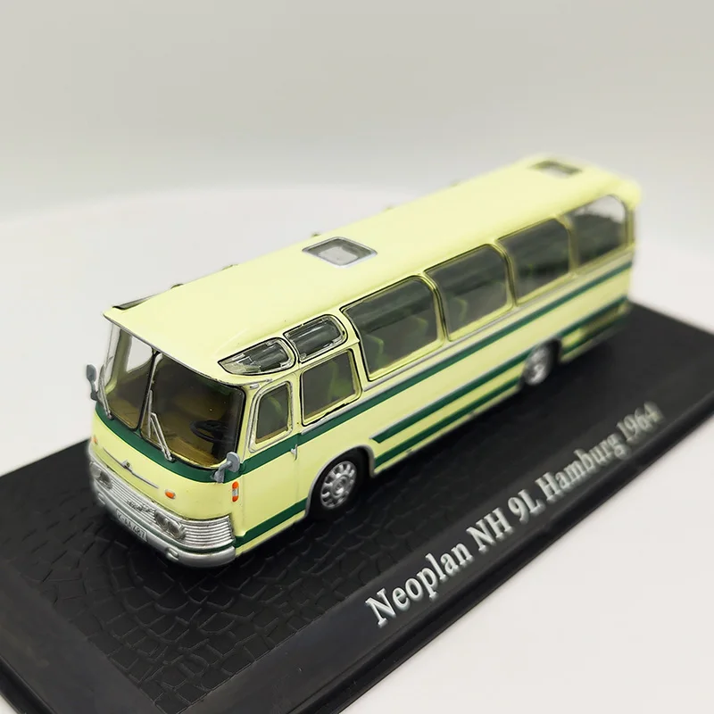 

1:72 Scale Diecast Alloy Neoplan NH 9L Hamburg 1964 Bus Toy Car Model Classics Nostalgia Adult Collection Souvenir Gifts Display