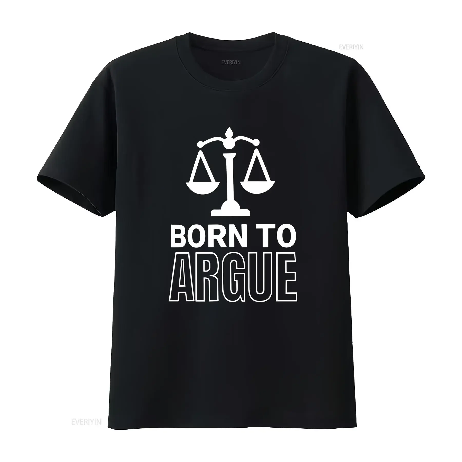 T-shirt Born to Argue pour femme – Avocat, Avocat en Droit, Diplômée, École de Droit, Étudiante Mignonne, Vintage, Effet Délavé, Graphique Légèrement Imprimé