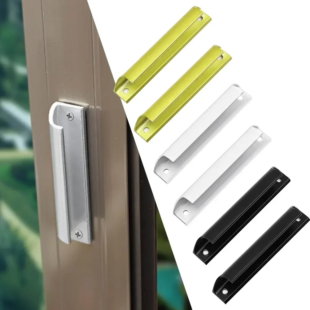 Aluminum Alloy Door Handle Solid Wood Sliding Door Metal High-strength Handle Home Decor For Cabinet Door Balcony Gate Furniture