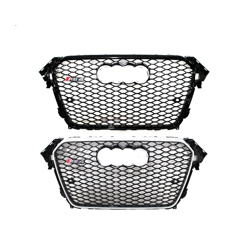 

A4 Grilles for 13-16 B8.5 Audi A4 modified RS4 Cellular Intake grille bumper decorative accessories