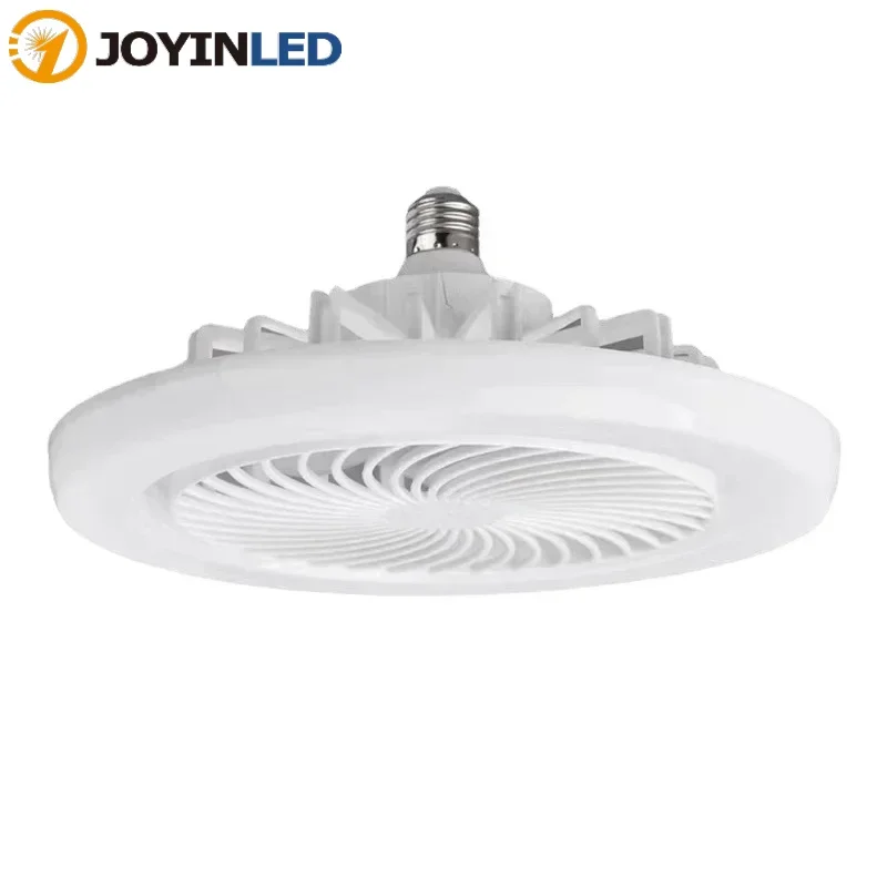 Ventilador de luz LED pequeño redondo y moderno, candelabros de alto brillo con protección ocular E27 para el hogar, dormitorio, cocina