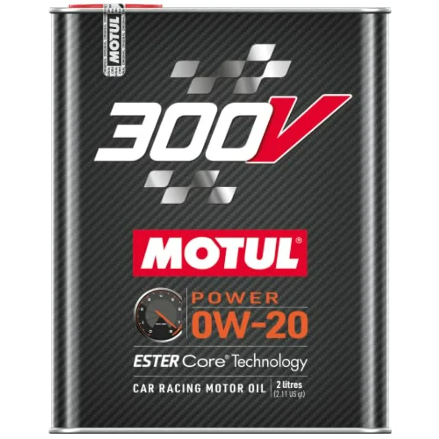 

110813 300V 0W20 POWER Car Racing Motor Oil Full Synthetic Engine Lubricant 2 Liter High Performance 4Stroke Ester Core