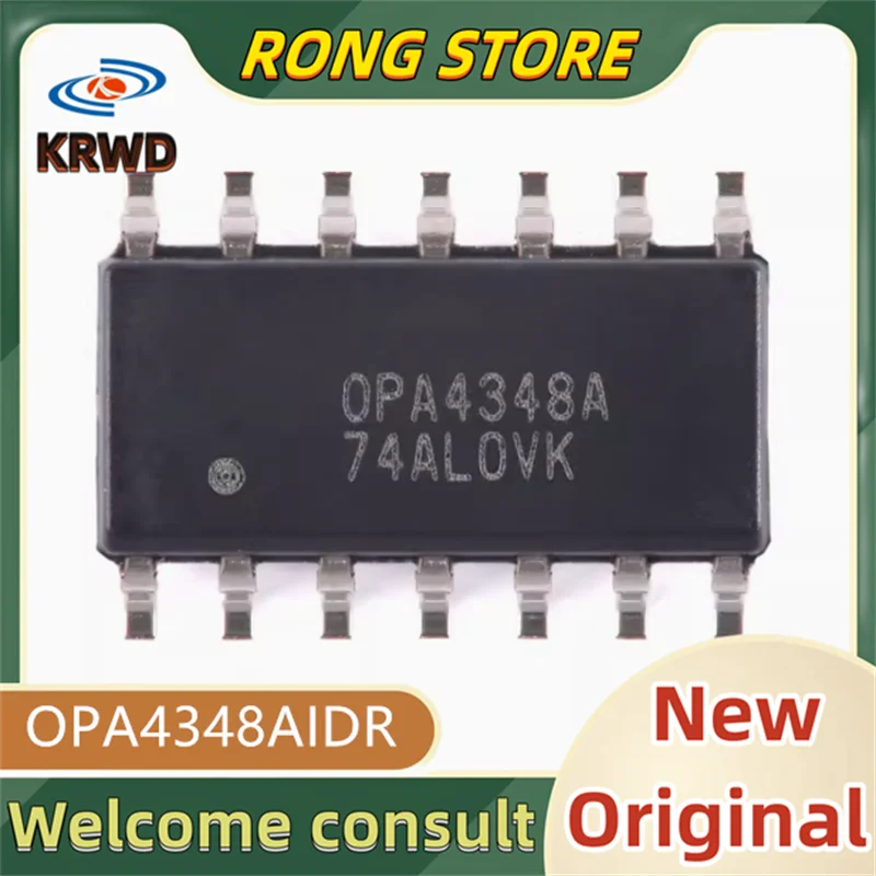 10PCS OPA4348A New and original OPA4348AIDR OPA4348AID OPA4348AI 4348AIDR SOP-14