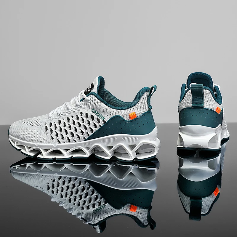 

Luxury Men's Sneakers Casual Breathable Trainer Race Fashion Loafers Running Shoes for Male Tenis