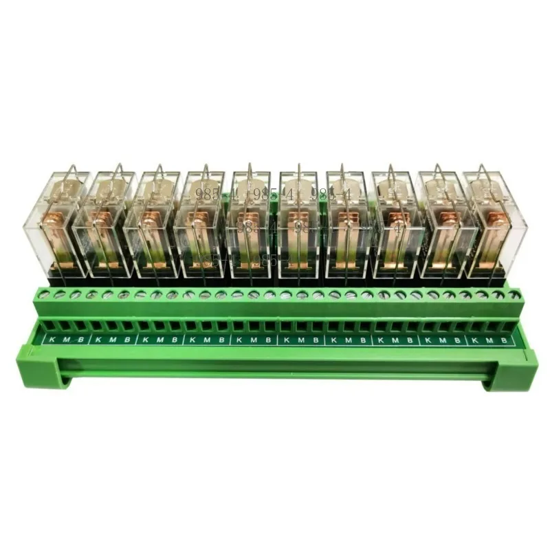 16 Channel Manual Control DIN Rail Relay Module 16A
