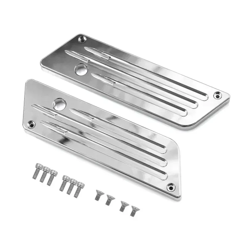 

New Motorcycle Saddlebag Latch Cover for Touring Electra Street Glide Road King 1993-2013 CNC FLH FLT FLHR FLTR FLHX FLHT
