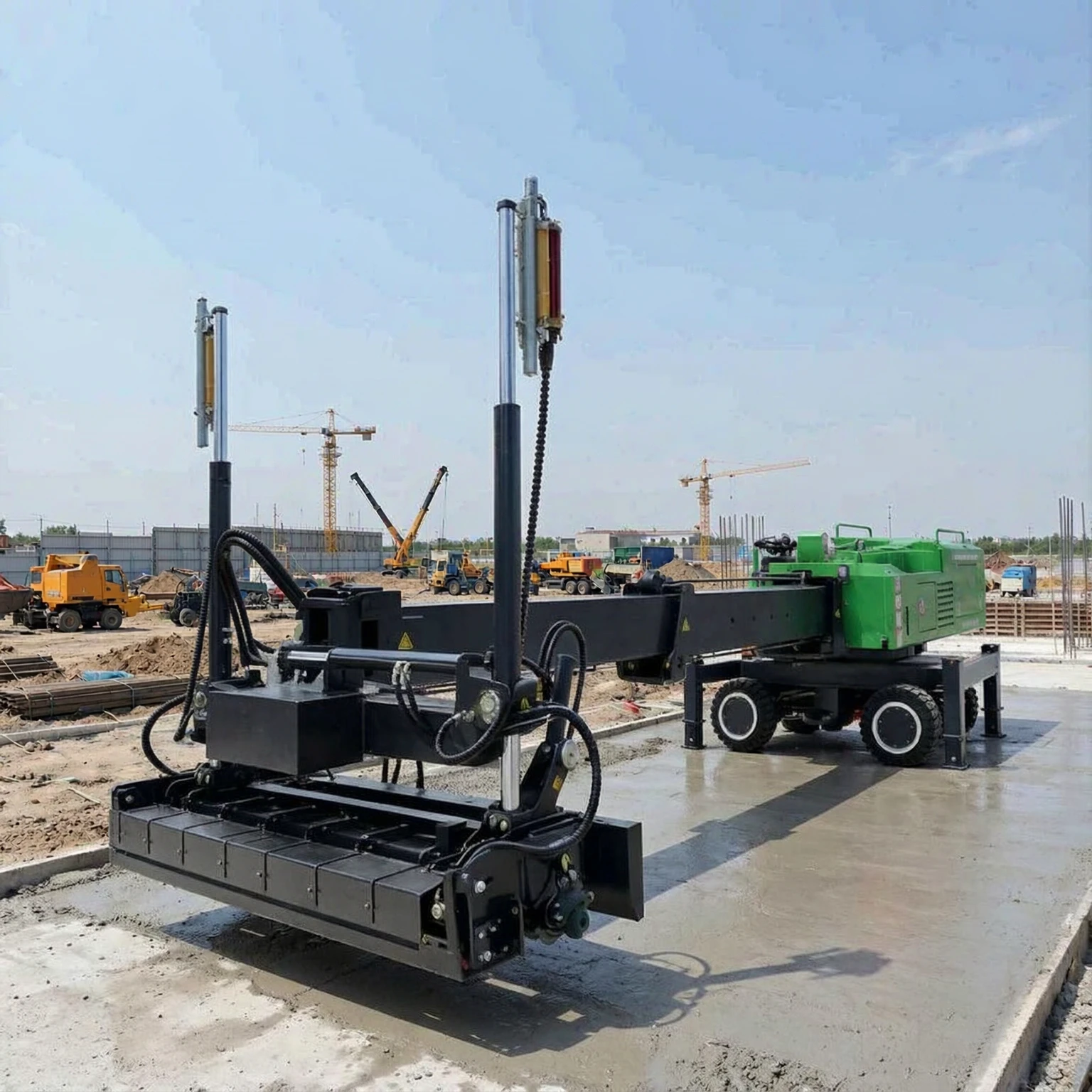 Concrete Laser Screed Machine for Large Warehouse and Factory Floor Concrete Leveling Concrete Floor Screed Machine