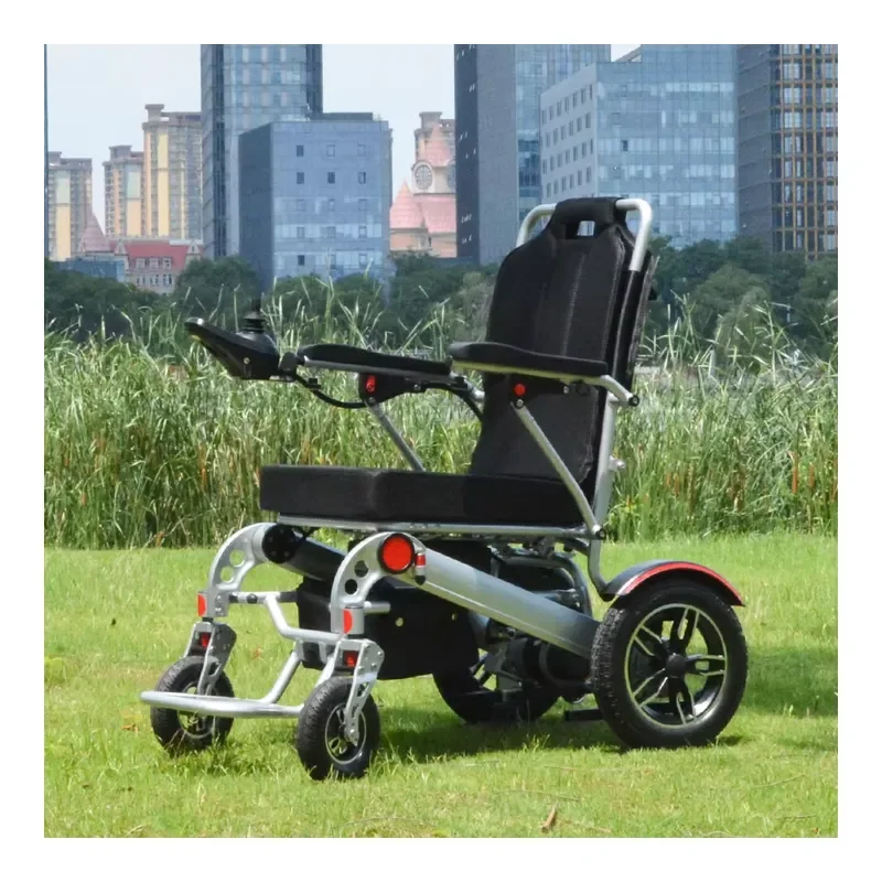 for Caremoving Smart Electric Wheelchair Lightweight Automatic Foldable All Terrain Power Chair with Battery